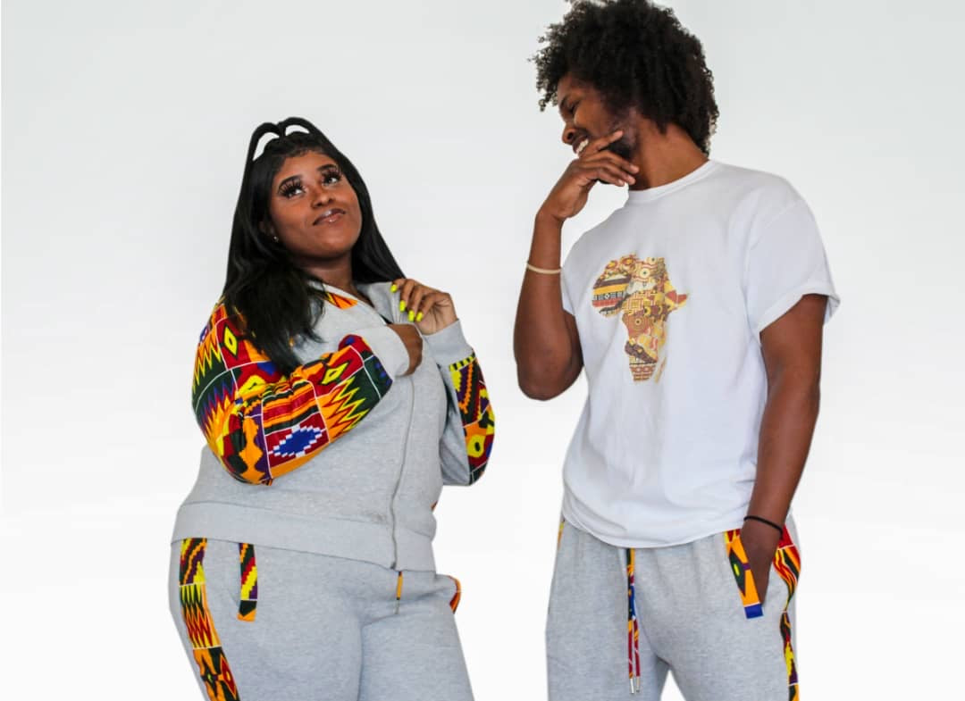 Kente African joggers