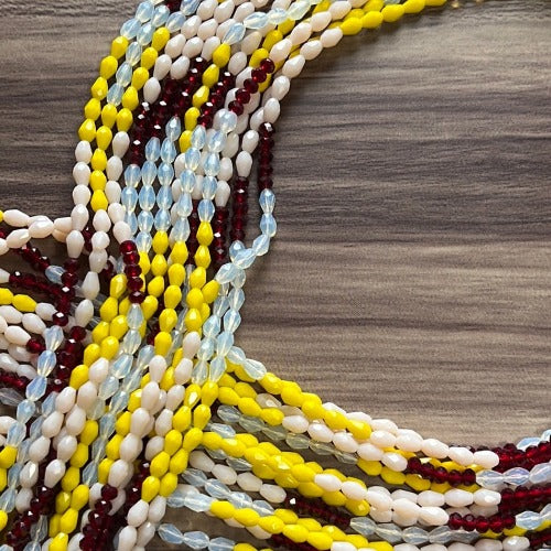 assorted african waist beads