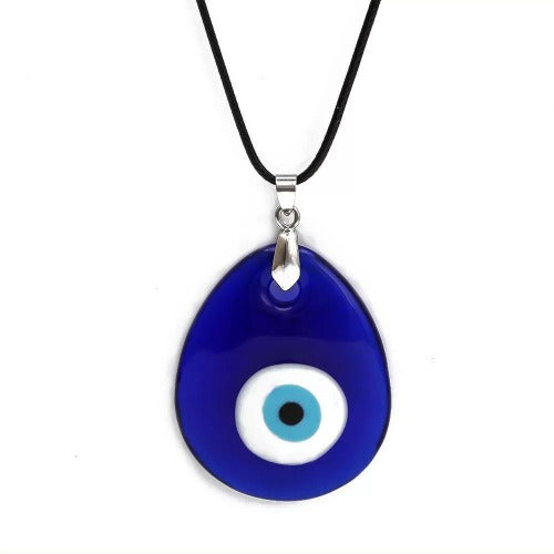 wax rope with evil eye pendant