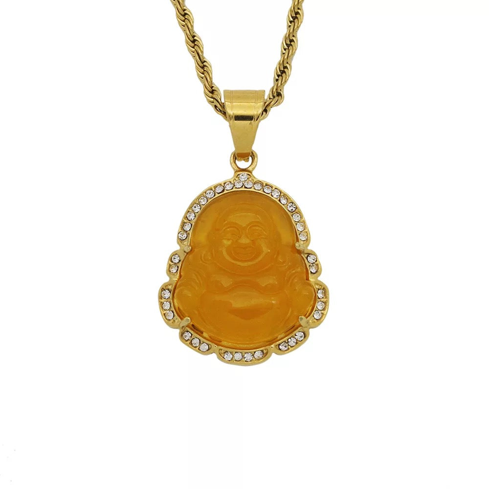 Smiling buddha pendant