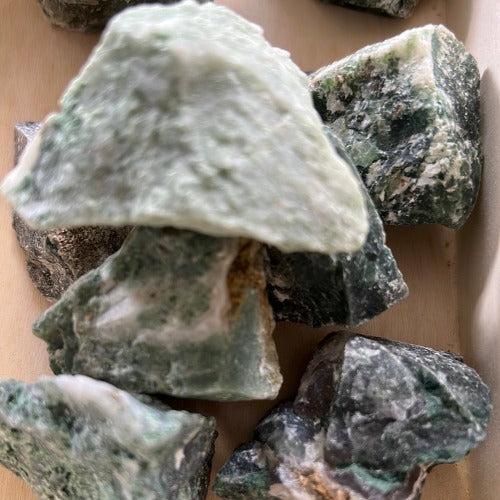 rough moss agate