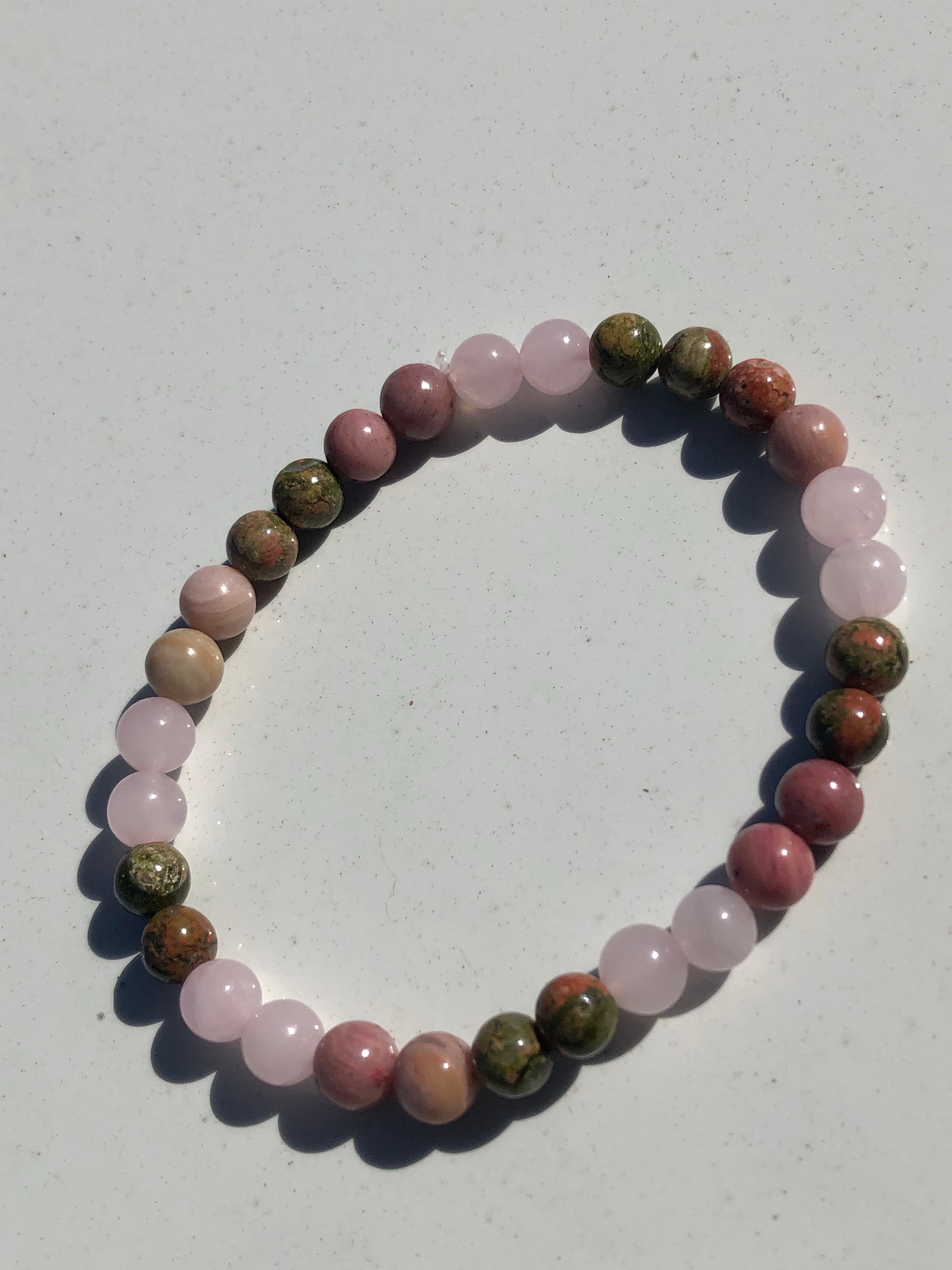 Healing stones bracelet for Fertility