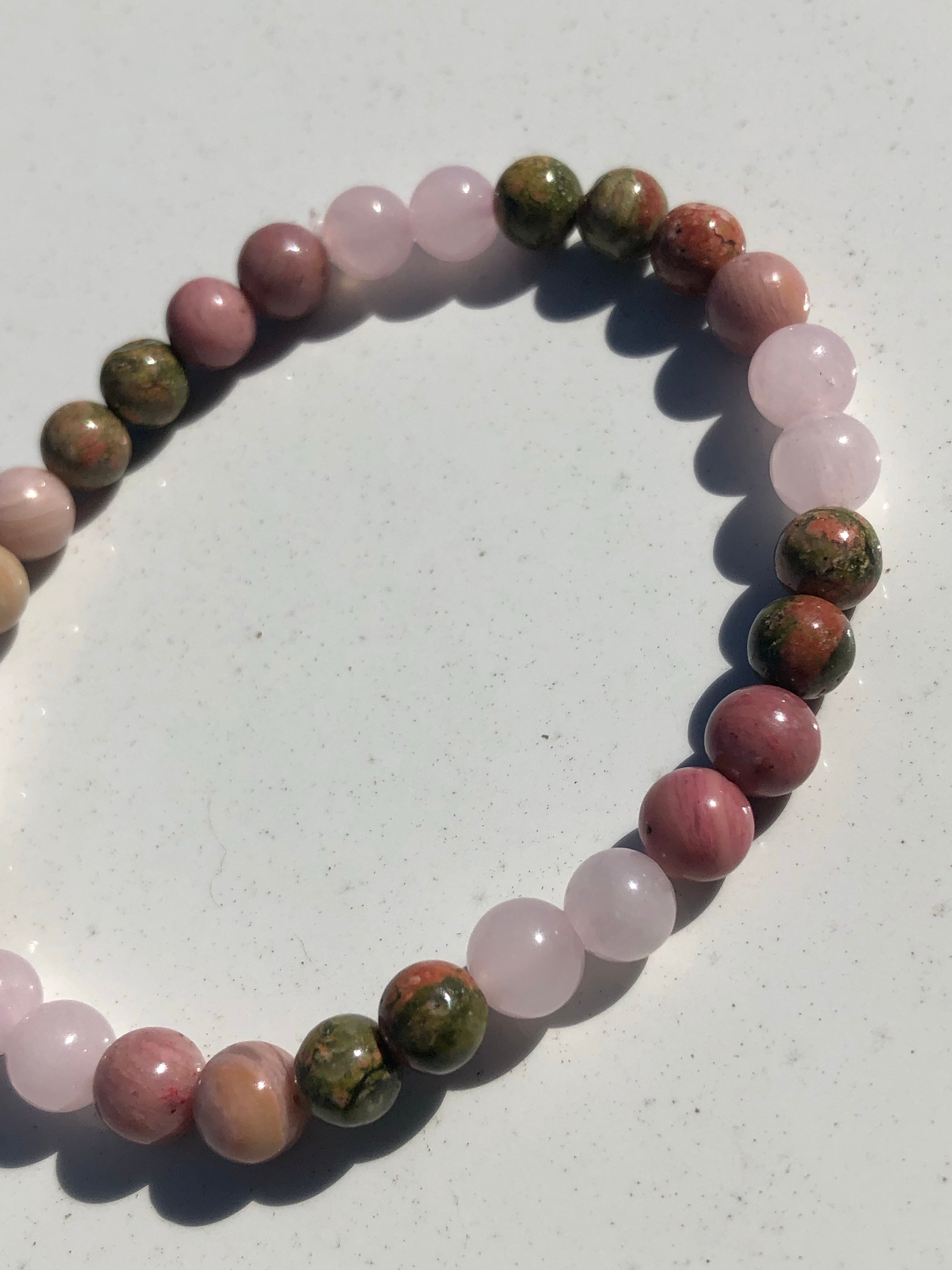 Healing stones bracelet for Fertility