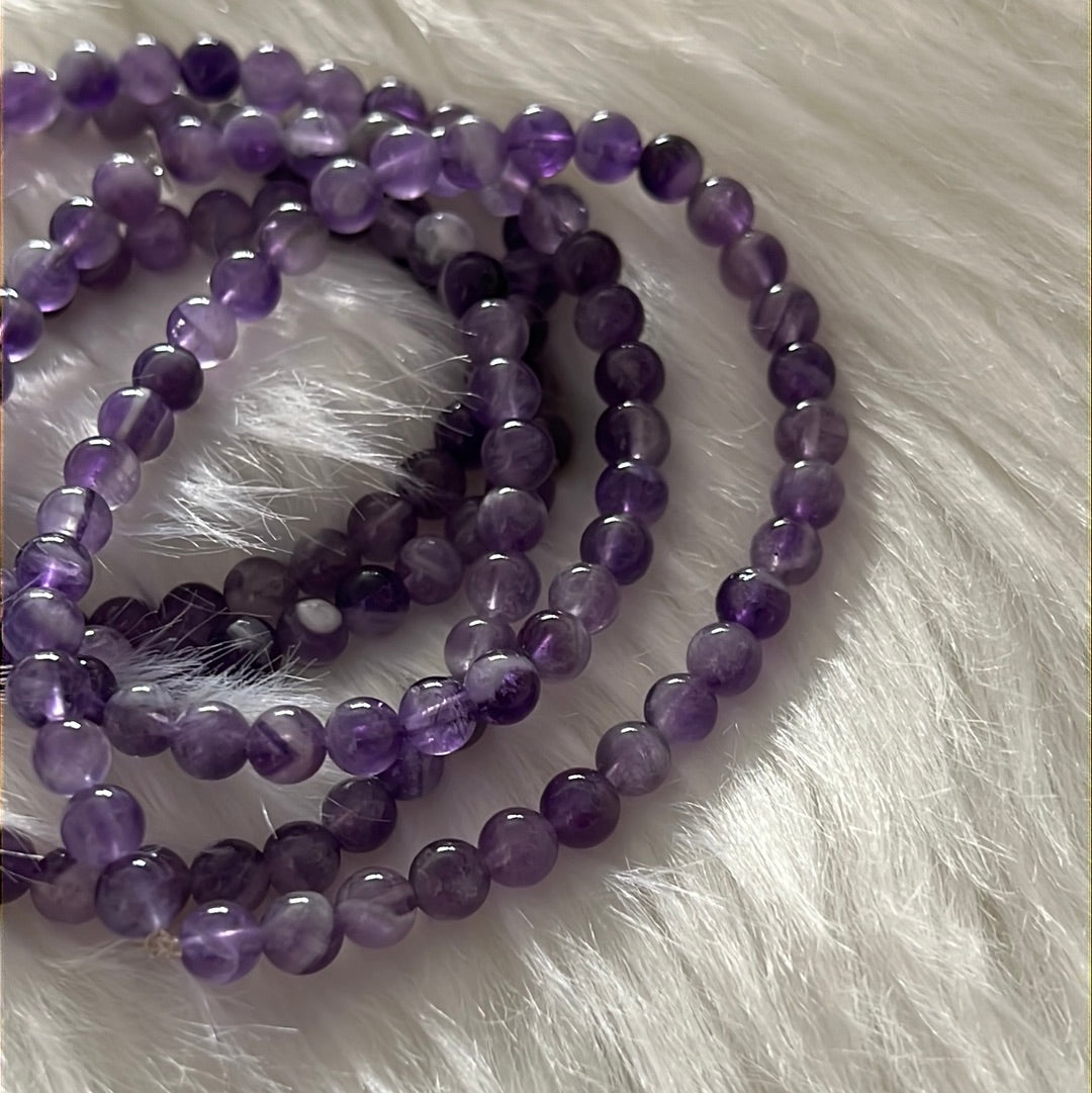 Genuine Amethyst  bracelet