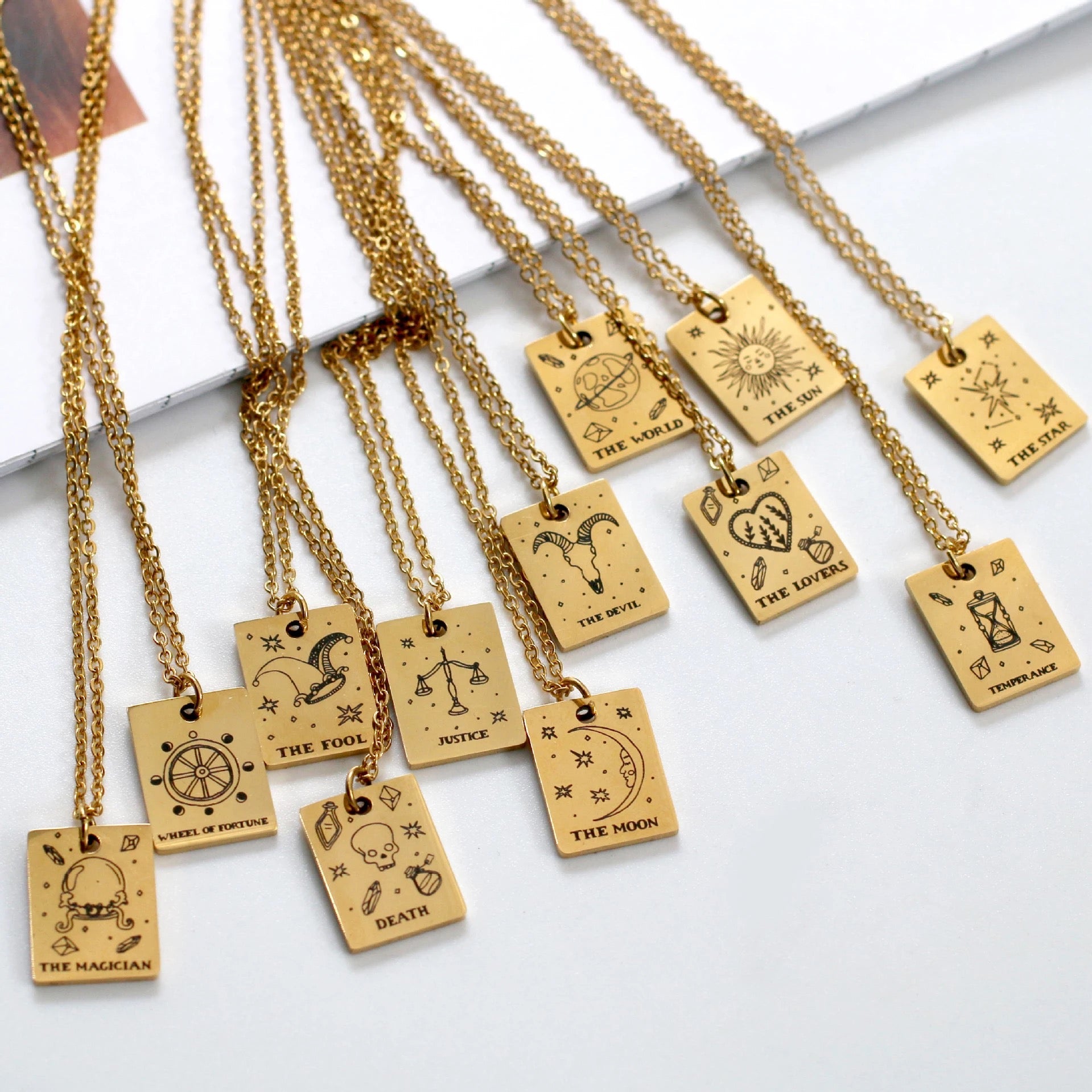 Offers Temperance Tarot Necklace