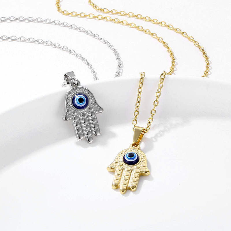 Hamsa hand necklace