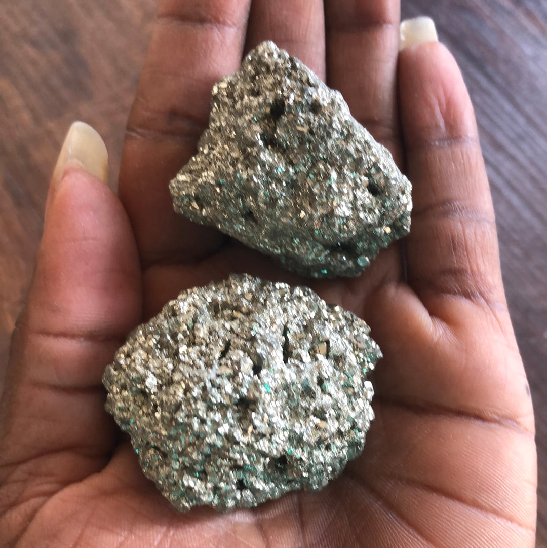 Raw Pyrite stone or Fool’s gold - Manifestation stone