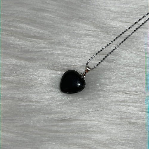 black agate necklace