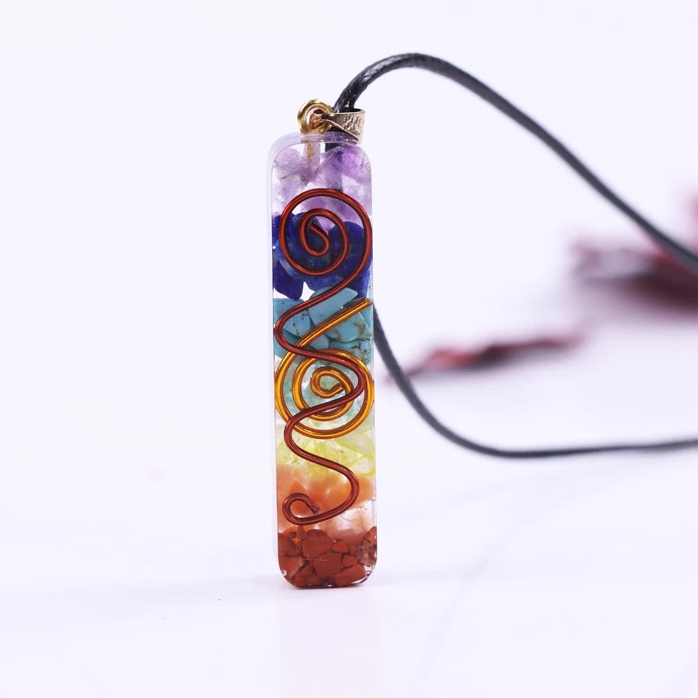 orgone chakra necklace