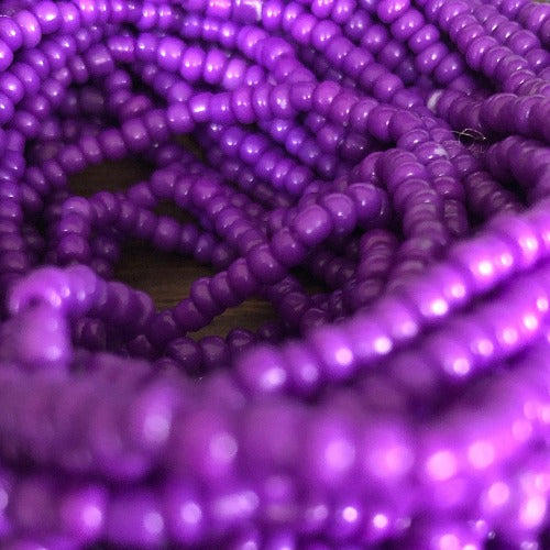 purple waist beads for women