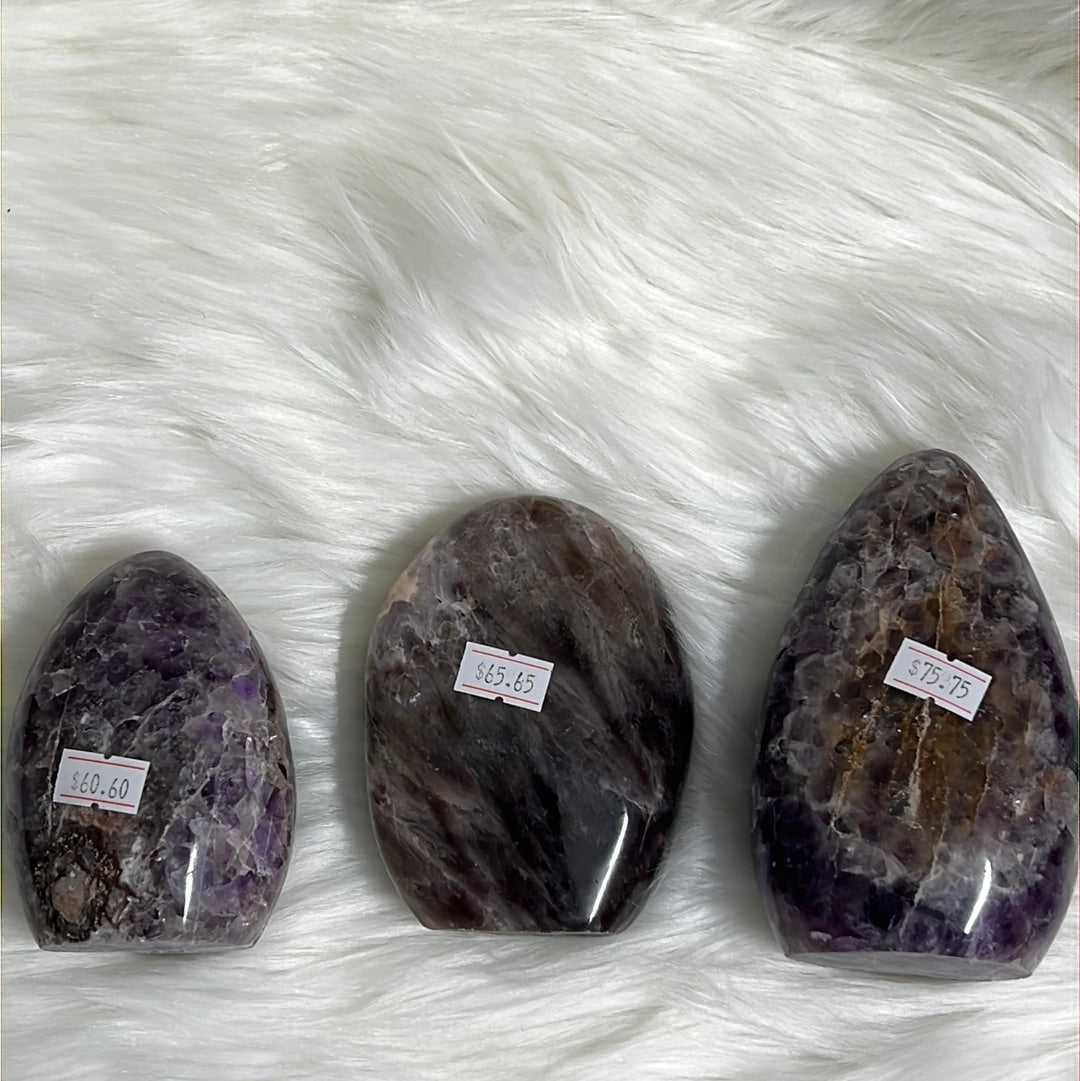 Amethyst crystal for desk decor