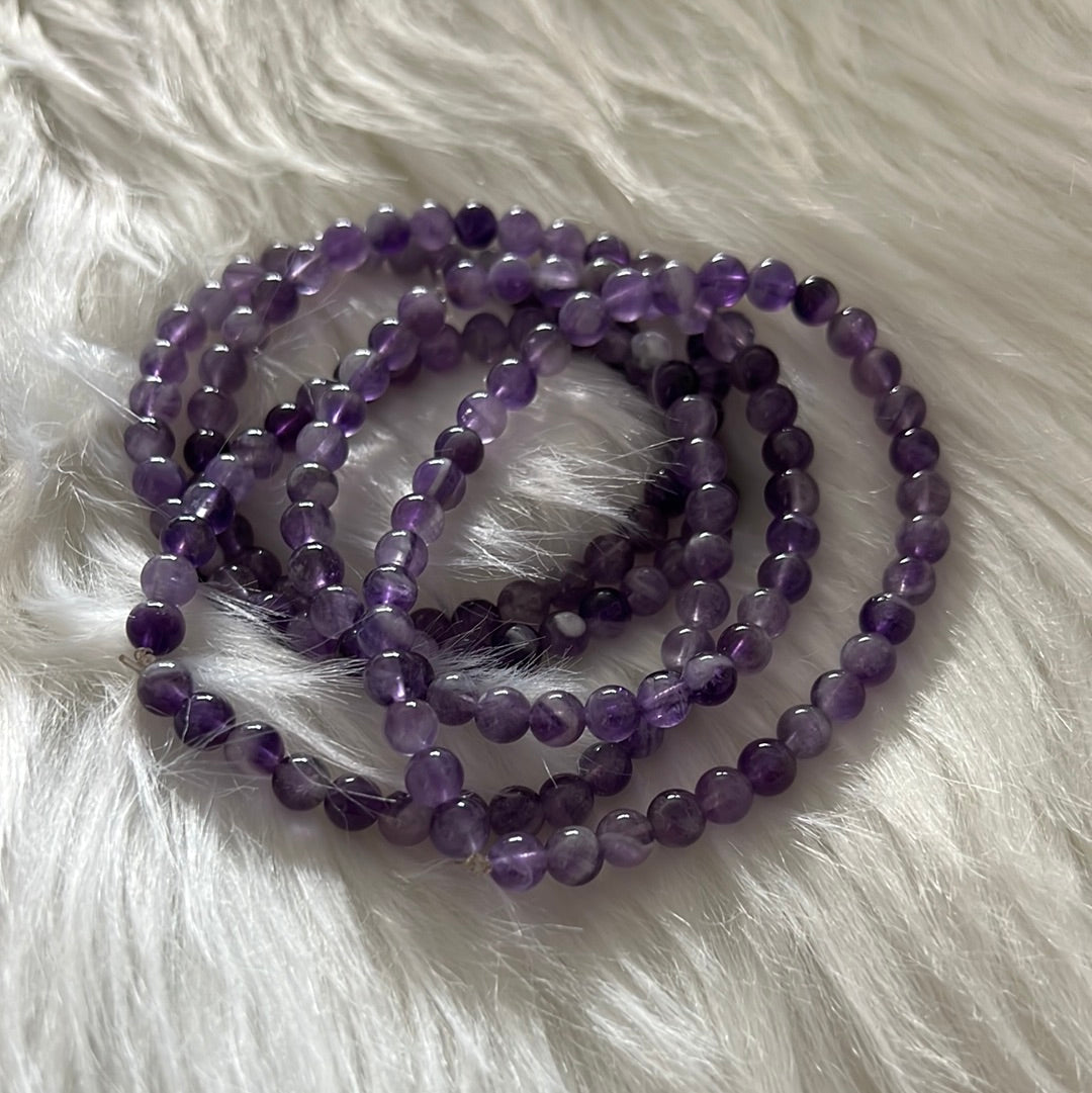 Genuine Amethyst  bracelet