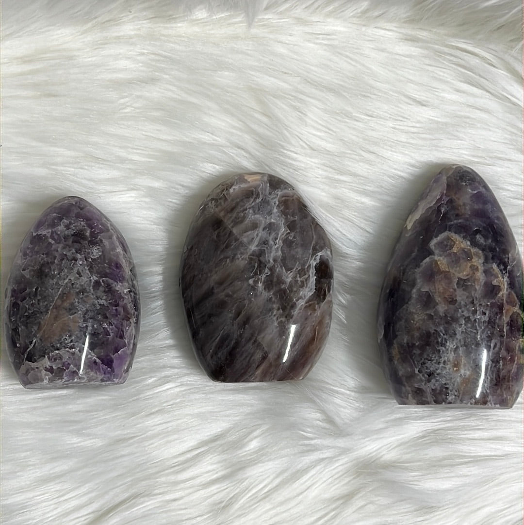 Amethyst crystal for desk decor