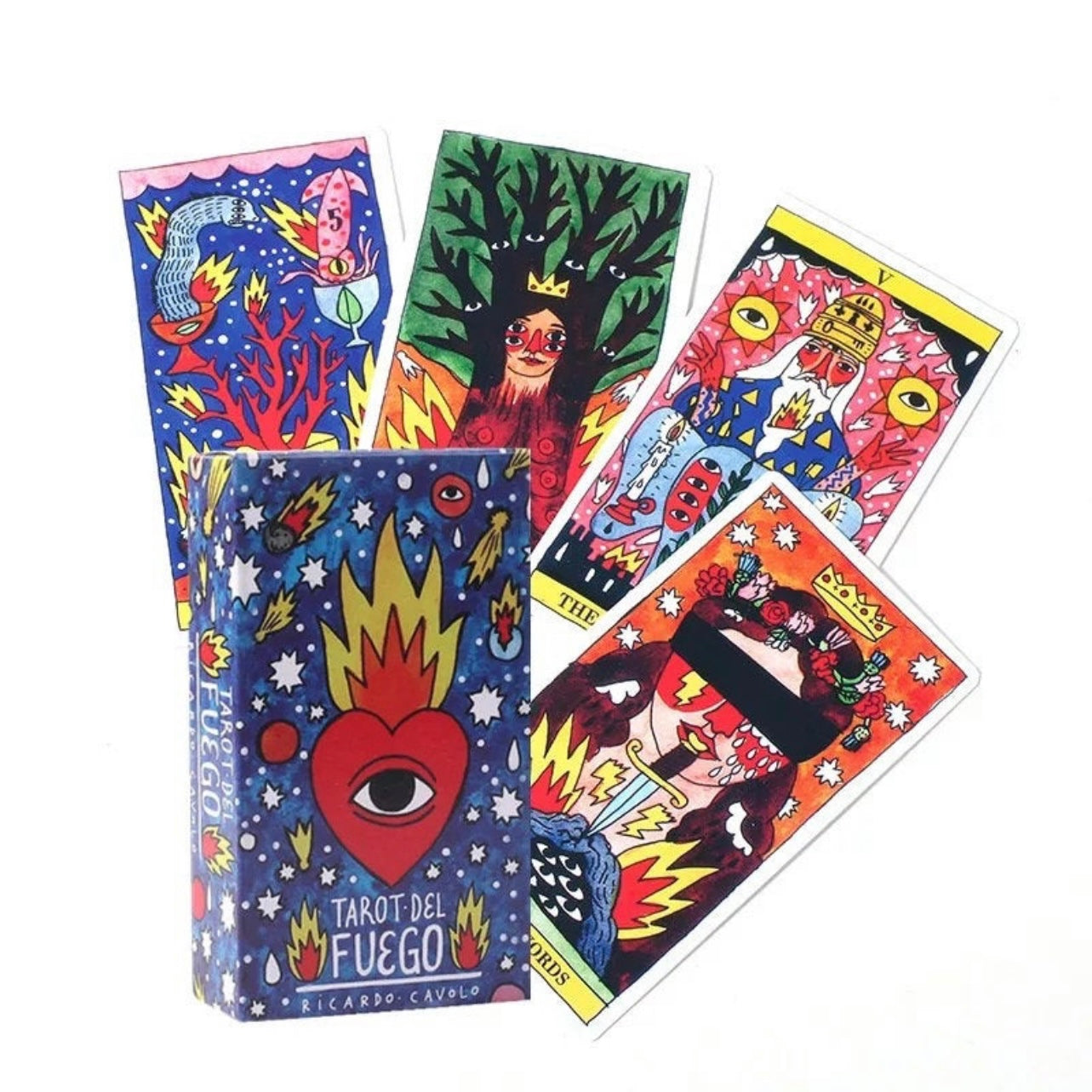 Tarot del fuego deck