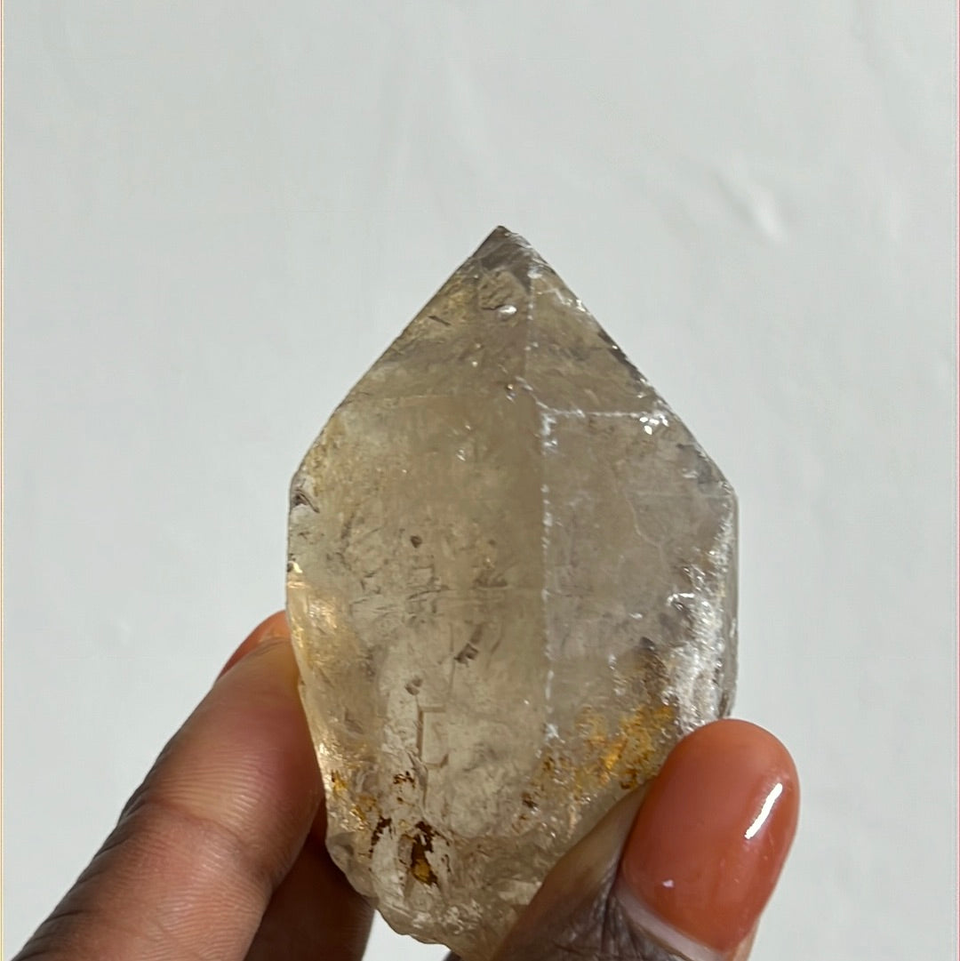 Raw Smoky Quartz Crystal point