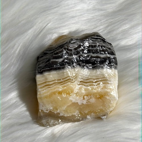 zebra yellow calcite