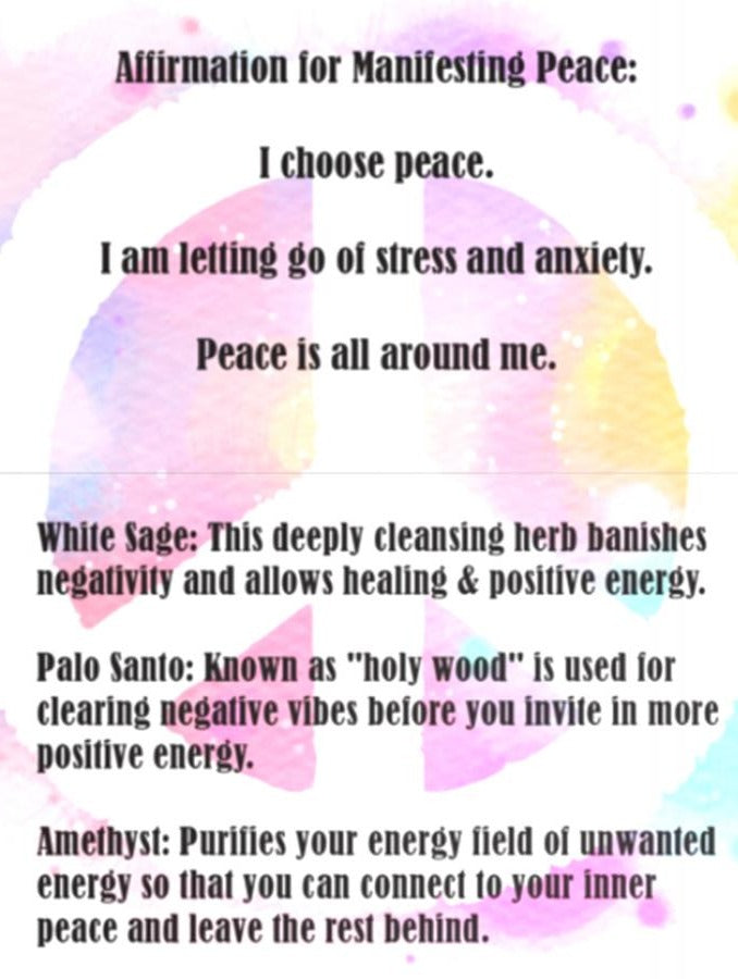 Affirmation for peace